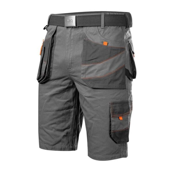 Pantaloni scurti de lucru slim fit, bumbac, marimea XXL/56, NEO - imagine 2