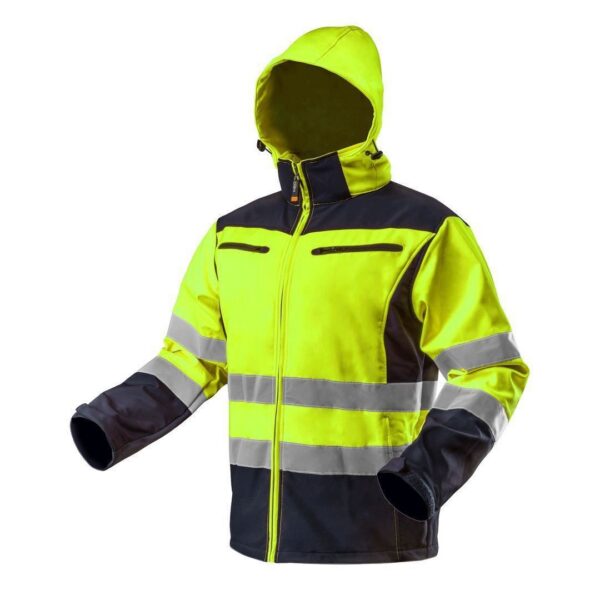 Geaca de lucru, reflectorizanta, galben, impermeabil, model Visibility, marimea M/50, NEO - imagine 1