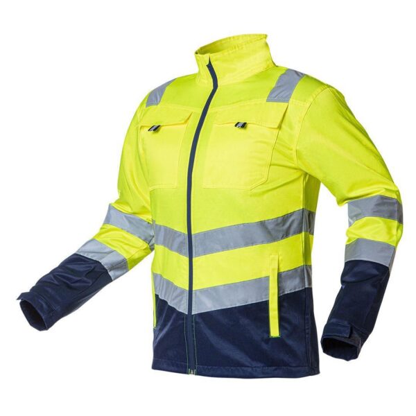 11763926_big.jpg Geaca de lucru slim fit, reflectorizanta, galben, model Visibility, marimea M/50, NEO - imagine 1
