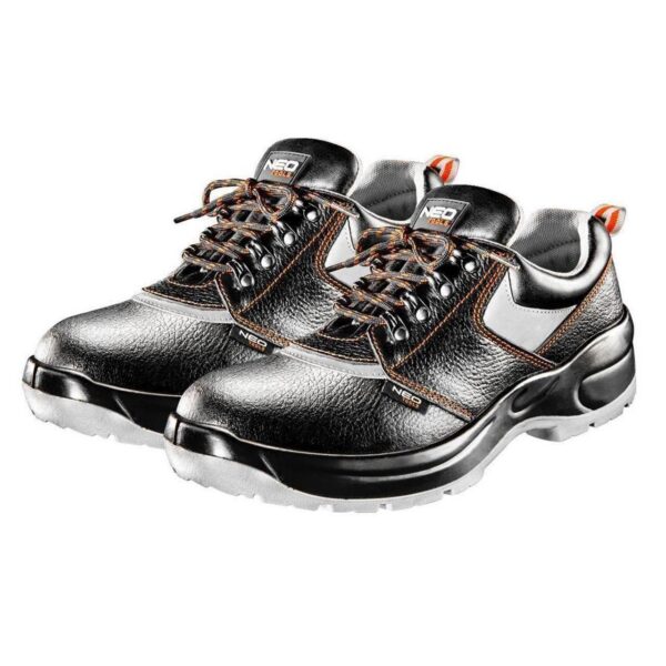 Pantofi de lucru din piele, S1P, SRA, marimea 41, NEO - imagine 1