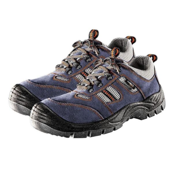 Pantofi de lucru din piele de caprioara, S1P, SRA, marimea 42, NEO - imagine 1