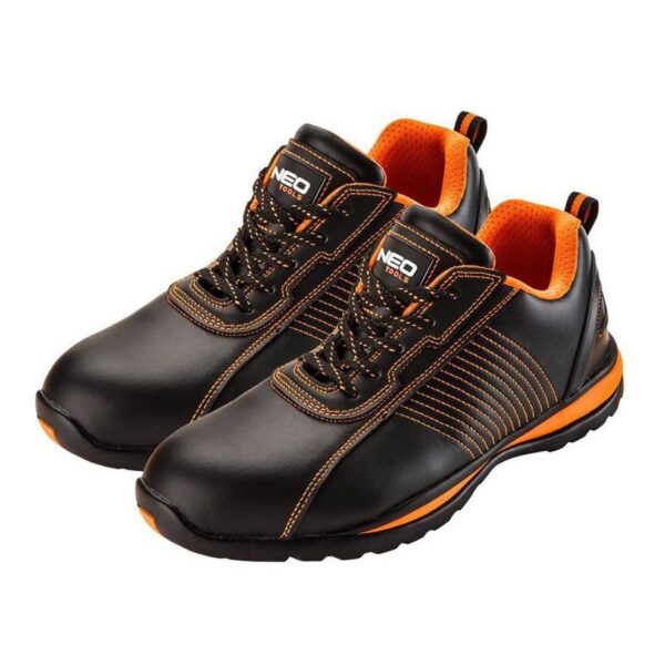 Pantofi de lucru, SB, SRA, piele, protectie metalica, marimea 40, NEO - imagine 1