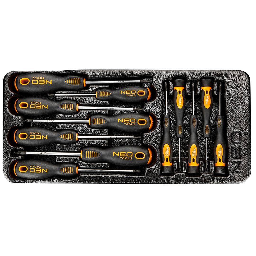 11764202_big.jpg Set surubelnite combinate, pentru dulap mobil, 12 piese, NEO - imagine 1