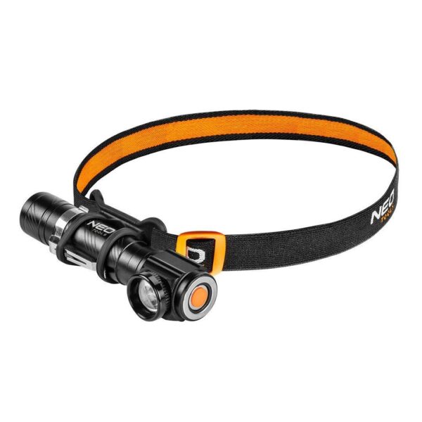 Lanterna de cap, LED CREE, 10 W, 800 lm, USB, NEO - imagine 1