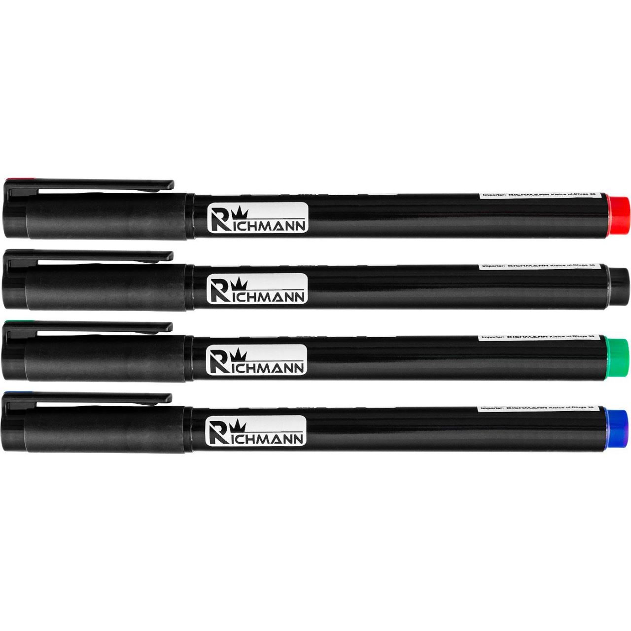 11764684_big.jpg Marker permanent subtire, 4 culori, set 36 buc, Richmann - imagine 1
