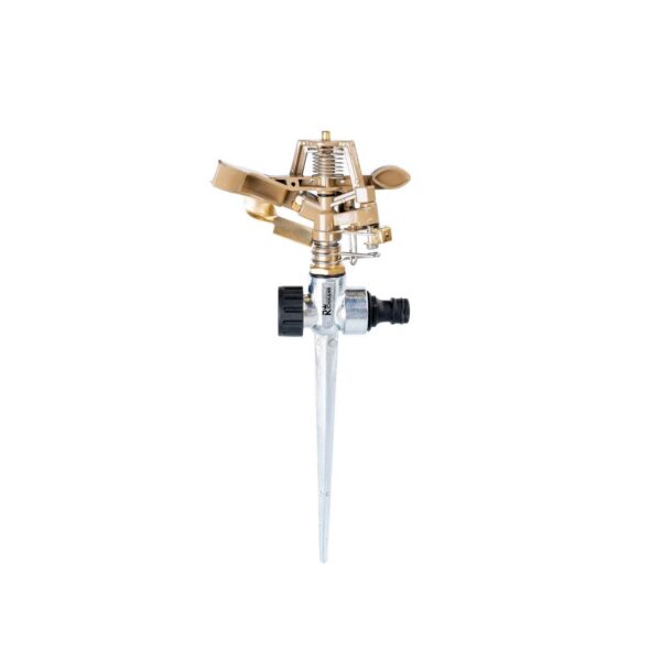 Aspersor pulsatoriu, cu tarus, alama, 113-380 mp, Richmann - imagine 1