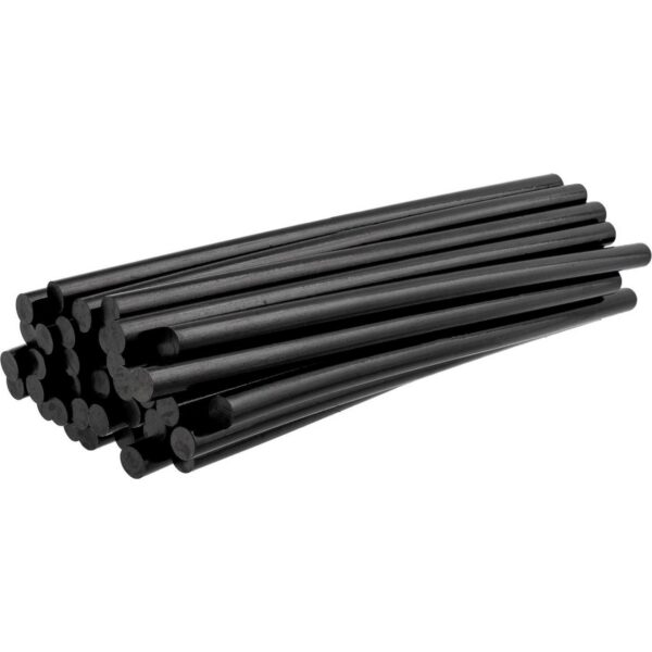Baton silicon pentru pistol lipit, negru, 35 buc, 1 kg, 11x270 mm, Richmann - imagine 1