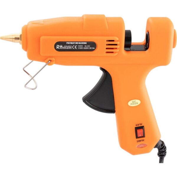 Pistol de lipit baton silicon, 2 trepte putere, 60-100 W, Richmann Exclusive - imagine 1