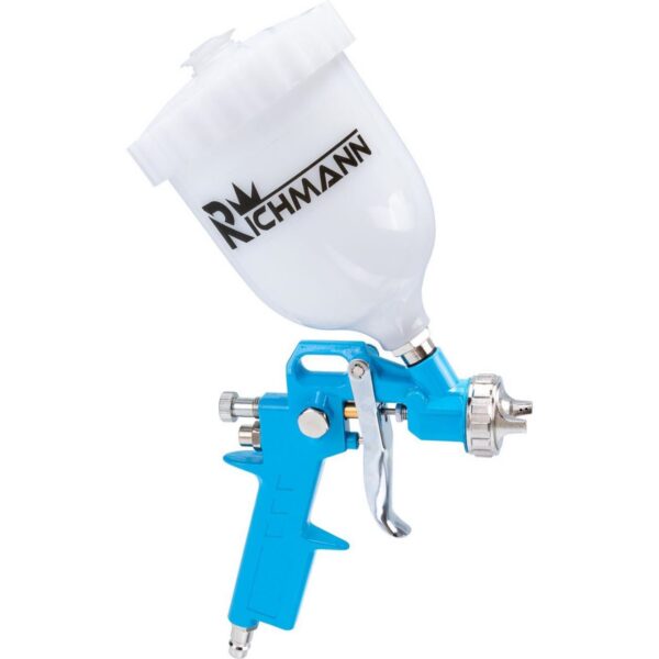 Pistol de vopsit, mini, vas superior, plastic, 0.6 L, 1.5 mm, Richmann  - imagine 1