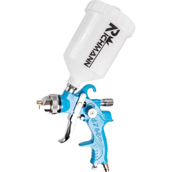 Pistol de vopsit, mini, vas superior, plastic, HVLP, 0.6 L, 1.4 mm, Richmann  - imagine 1