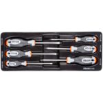Set surubelnite late si cruce, sertar TIP A (385x150 mm) pentru dulap mobil, PH1-3, 3-6 mm, 100 mm, 6 buc, RICHMANN EXCLUSIVE