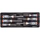 Set surubelnite late si cruce, sertar TIP A (385x150 mm) pentru dulap mobil, PH1-3, 3-6 mm, 100 mm, 6 buc, RICHMANN EXCLUSIVE