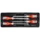 Set surubelnite late si cruce, sertar TIP A (385x150 mm) pentru dulap mobil, PH2-3, 6-8 mm, 150 mm, 4 buc, RICHMANN EXCLUSIVE