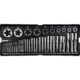 Set filiere cu tarozi, sertar TIP A (385x150 mm) pentru dulap mobil, M3-M18, 40 elemente, RICHMANN EXCLUSIVE
