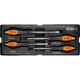 Set surubelnite de impact, late si cruce, sertar TIP A (385x150 mm) pentru dulap mobil, PH2-3, 6-8 mm, 125-150 mm, 4 buc, RICHMANN