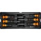 Set surubelnite late si cruce, sertar TIP A (385x150 mm) pentru dulap mobil, PH0-2, 3-6 mm, 75-100 mm, 6 buc, RICHMANN