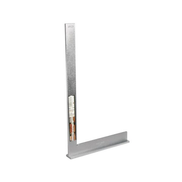 Echer (vinclu) tamplar/dulgher, cu talpa, 400x230 mm, aluminiu, Richmann - imagine 1