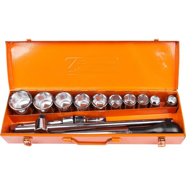 Set/trusa chei tubulare, 3/4", 14 piese, 22-50 mm, Richmann Exclusive - imagine 1