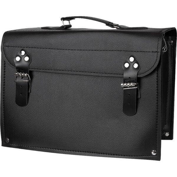 Geanta scule, piele, curea detasabila, 40x23x16 cm, Richmann Exclusive - imagine 1