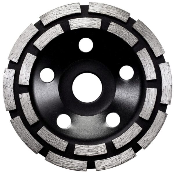 Disc diamantat dublu segmentat, beton, slefuire uscata, 125 mm/22.23 mm, Richmann Exclusive - imagine 1
