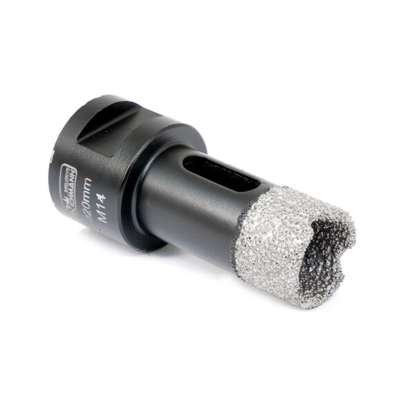 Carota diamantata, vacuum brazed, M14, 20 mm, Richmann Exclusive - imagine 1