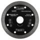 Disc diamantat turbo subtire, placi ceramice, taiere umeda si uscata, 115 mm/22.23 mm, Richmann Exclusive
