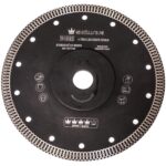 Disc diamantat turbo subtire, placi ceramice, taiere umeda si uscata, 180 mm/22.23 mm, Richmann Exclusive