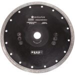 Disc diamantat turbo subtire, placi ceramice, taiere umeda si uscata, 230 mm/22.23 mm, Richmann Exclusive
