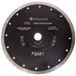 Disc diamantat turbo subtire, placi ceramice, taiere umeda si uscata, 250 mm/25.4 mm, Richmann Exclusive
