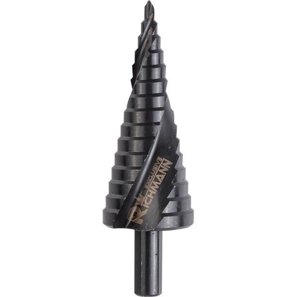 Burghiu pentru metal, in trepte, titan, spiralat, 4-32 mm, Richmann Exclusive - imagine 1