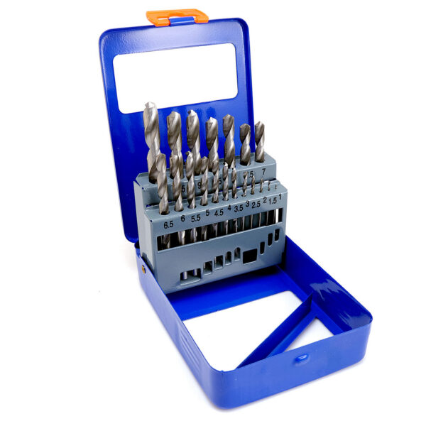 Burghie pentru metal, HSS, set 19 buc, 1-10 mm, Richmann - imagine 1