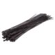 Coliere plastic, negre, 500x7.2 mm, set 100 buc, Drel