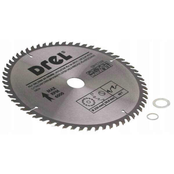 11766464_big.jpg Disc circular vidia, 60 dinti, 250 mm, Drel - imagine 1