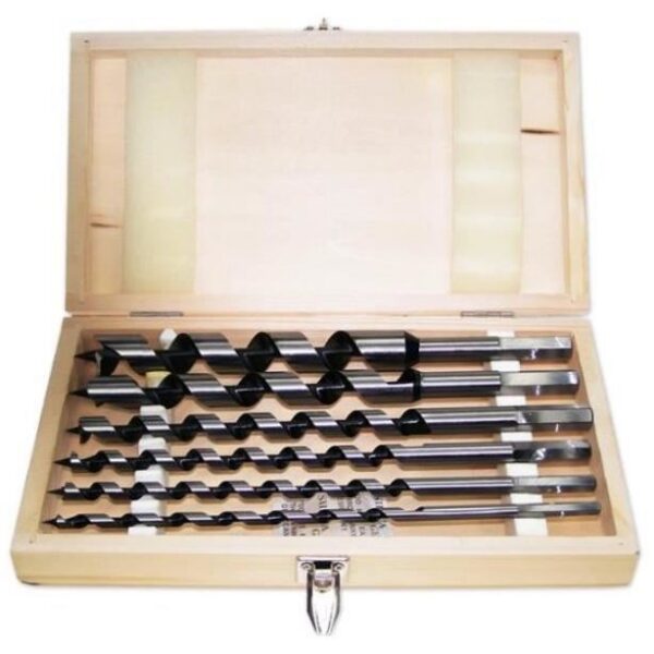 Set 6 burghie pentru lemn, tip Lewis, 6-20/230 mm, Drel - imagine 1