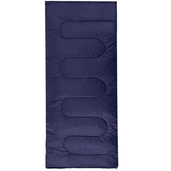 Sac de dormit, turistic, 2 in 1, albastru, 190x73 cm, Springos - imagine 1