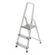 Scara aluminiu, 2 trepte, platforma, max 125 kg, 1.21 m, Drabest