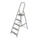Scara otel, 4 trepte, platforma, max 125 kg, 1.73 m, Drabest