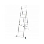Scara aluminiu, 2 tronsoane, 9 trepte, max 150 kg, 2.81 m, Drabest