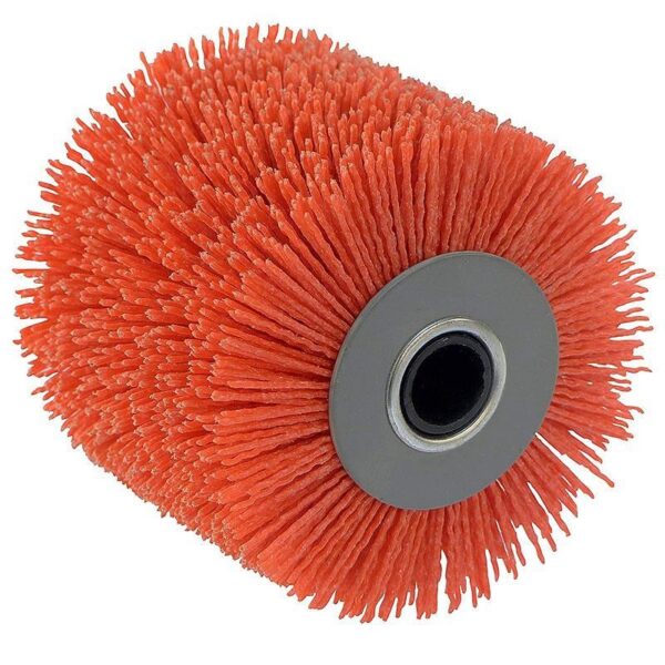 Perie pentru slefuitor, curatare/antichizare lemn, fir nylon, 80x100 mm, Far Tools - imagine 1