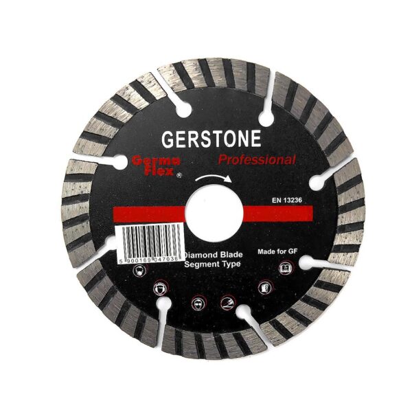 Disc diamantat segmentat 230 mm, GERSTONE - imagine 1