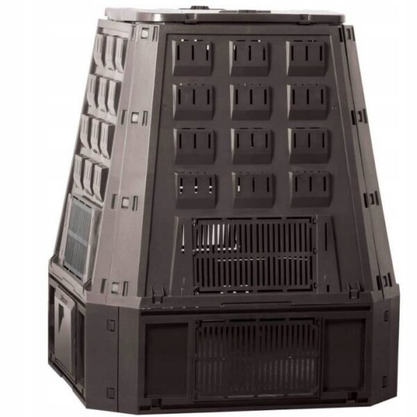 Compostor de gradina, 630 L, negru, Evogreen - imagine 1