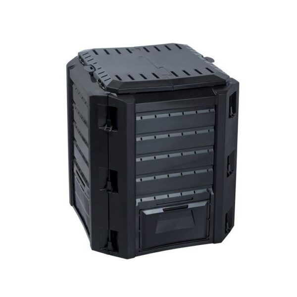 Compostor de gradina, 380 L, negru, Compogreen - imagine 1