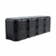 Compostor de gradina, 4 module, negru, 1600 L, 261x71.9x82.6 cm, Module Compogreen