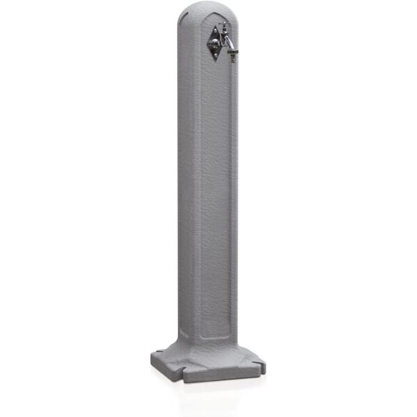 Masca robinet de gradina, cu adaptor furtun, gri, 90 cm, Itwan - imagine 1