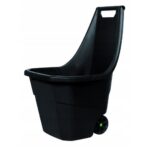 Roaba de gradina, plastic, negru, 55 L, Load & GO