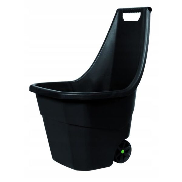 Roaba de gradina, plastic, negru, 55 L, Load & GO - imagine 1