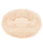 Culcus moale, pentru caine/pisica, crem, 50 cm