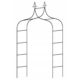 Arcada metalica, pergola, pentru gradina, ascutita, 150x37x240 cm