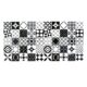 Panou decorativ, PVC, model mozaic, alb si negru, 96x48.5cm