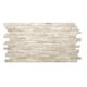 Panou decorativ, PVC, model piatra 3D, nuante crem, 96x48.5 cm